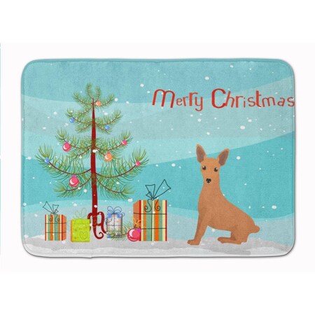 Carolines Treasures Miniature Pinscher Christmas Tree Machine Washable Memory Foam Mat CK3503RUG